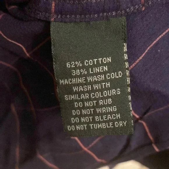 Rodd & Gunn mens button down - cotton/linen blend - sports fit - medium - Picture 3 of 5